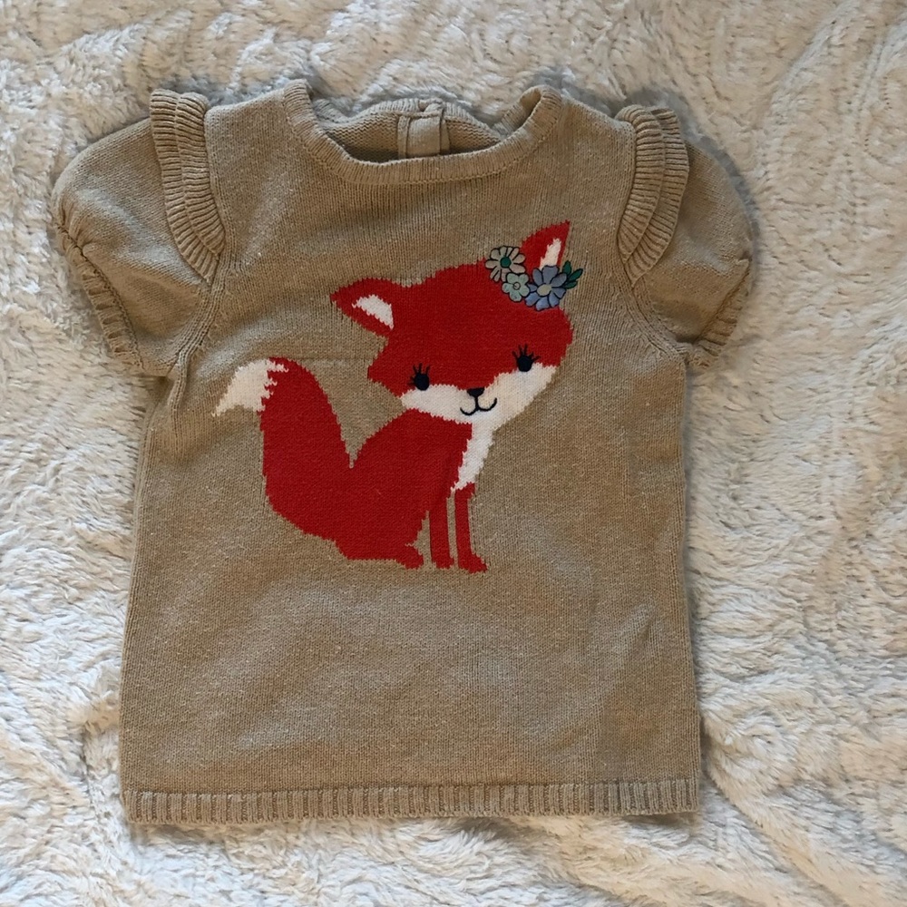 Crazy8 short sleeve sweater